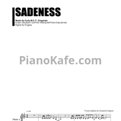 Ноты Enigma - Sadeness (для 2 фортепиано)