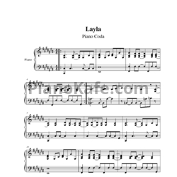 Ноты Derek and the Dominos - Layla - предпросмотр