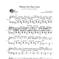 Ноты John Powell ft. Jonsi - Where no one goes - предпросмотр