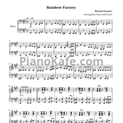 Ноты WoodenToaster - Rainbow Factory