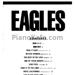 Ноты Eagles - Best of (Книга нот) - предпросмотр