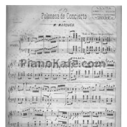 Ноты Мигель Маркес - Полонез