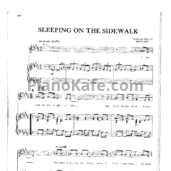 Ноты Queen - Sleeping on the sidewalk - предпросмотр