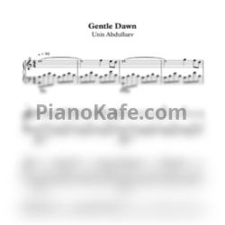 Ноты Unis Abdullaev - Gentle dawn - предпросмотр