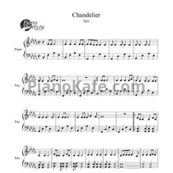 Ноты Sia - Chandelier