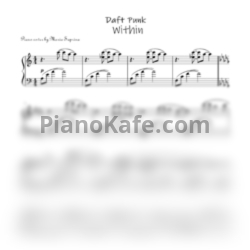 Ноты Daft Punk - Within - предпросмотр