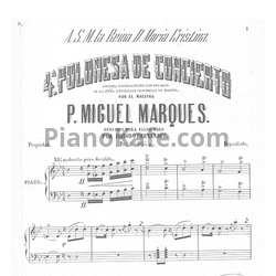 Ноты Мигель Маркес - Концертный полонез №4 для оркестра (Клавир)
