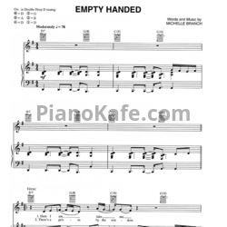 Ноты Michelle Branch - Empty handed - предпросмотр