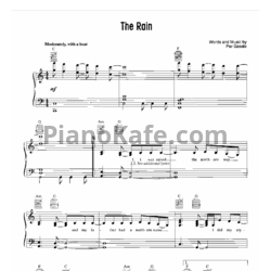 Ноты Roxette - The rain - предпросмотр