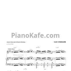 Ноты Antonio Carlos Jobim & Newton Mendonça - Luar e batucada - предпросмотр