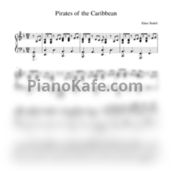 Ноты Klaus Badelt - He's a Pirate (Piano sheet music) - предпросмотр