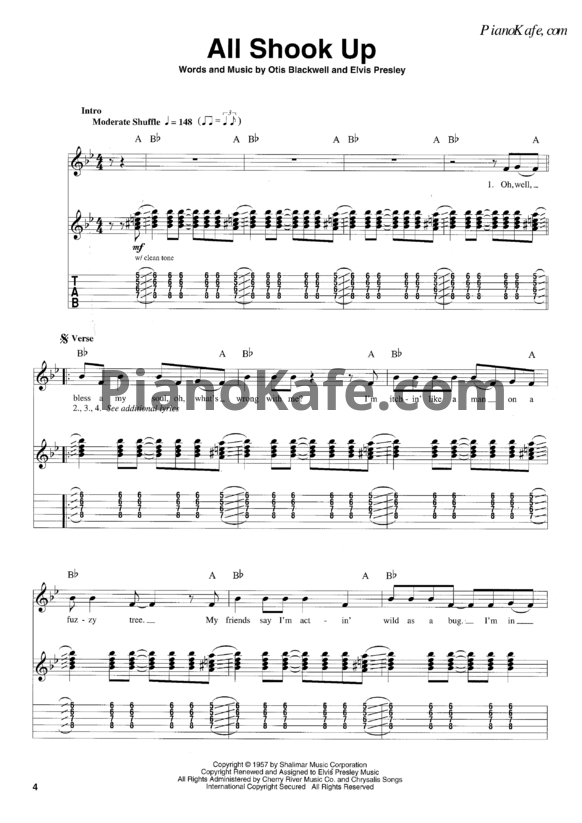 Ноты Elvis Presley - Guitar play-along vol. 26 - PianoKafe.com