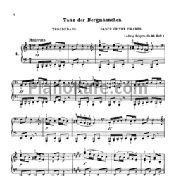 Ноты Людвиг Шитте - Leichte charakteristische Etüden (Op. 95) - предпросмотр