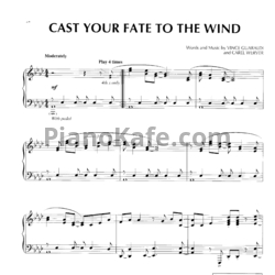 Ноты George Winston - Cast your fate to the wind - предпросмотр