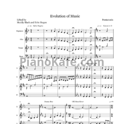 Ноты Pentatonix - Evolution of Music - предпросмотр