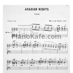 Ноты William Corri junior - Arabian nights waltz