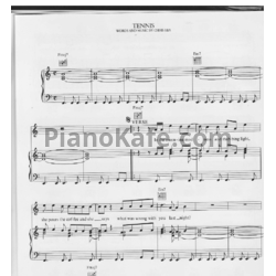 Ноты Chris Rea - Tennis - предпросмотр