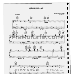 Ноты Roxette - View from a hill - предпросмотр