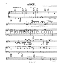 Ноты Aerosmith - Angel - предпросмотр