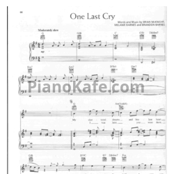 Ноты Brian McKnight - One last cry