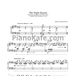 Ноты David Nevue - The night season - предпросмотр