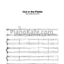 Ноты Gary Moore - Out of the fields (Партитура) - предпросмотр