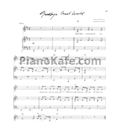 Ноты Pink Floyd - Goodbye cruel world (Guitar tabs) - предпросмотр