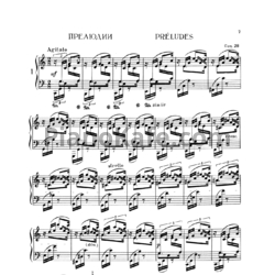 Ноты Фредерик Шопен - 24 прелюдии (Соч. 28) - предпросмотр