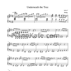 Ноты Kelly Clarkson - Underneath the tree - предпросмотр