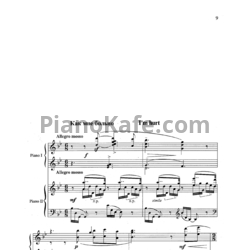 Ноты Сергей Рахманинов - Как мне больно (в Обработке для двух фортепиано И. Цыганкова) - предпросмотр