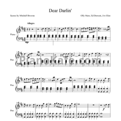 Ноты Olly Murs - Dear darlin'