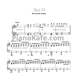 Ноты Dustin O'Halloran - Opus 34 - предпросмотр