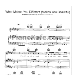 Ноты Backstreet Boys - What makes you different - предпросмотр