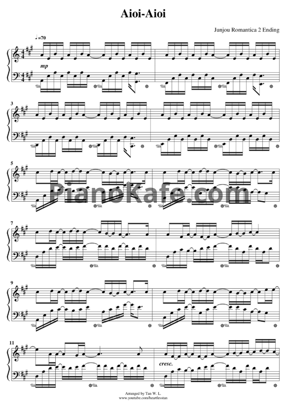 Ноты Juned - Aioi-Aioi - PianoKafe.com