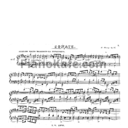 Ноты Карл Черни - Соната для фортепиано No. 5 (Op. 76) - предпросмотр