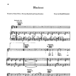 Ноты Scorpions - Blackout - предпросмотр