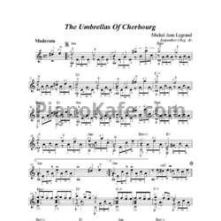 Ноты Michael Jean Legrand - The umbrellas of cherbourg - предпросмотр