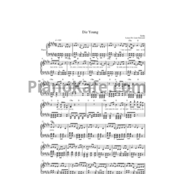 Ноты Ke$ha - Die Young - предпросмотр