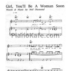 Ноты Neil Diamond - Girl, you'll be a woman soon - предпросмотр