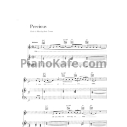 Ноты Annie Lennox - Precious - предпросмотр