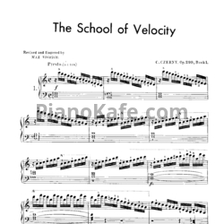 Ноты Карл Черни - Этюды, Школа беглости (Оp. 299) - предпросмотр