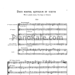 Ноты Жан-Филипп Рамо - Deus noster refugium et vurtus (Партитура) - предпросмотр