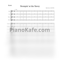 Ноты Illinois Jacquet - Stompin' at the savoy (Партитура и партии)