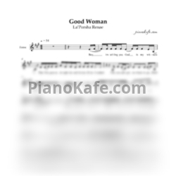 Ноты La'Porsha Renae - Good woman (Вокальная партия)