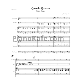 Ноты Tony Renis - Quando Quando (Партитура и партии) - предпросмотр