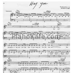 Ноты Pink Floyd - Hey you - предпросмотр