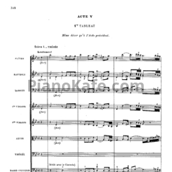 Ноты Жан-Филипп Рамо - Hippolyte et aricie. Act 5 (Партитура) - предпросмотр