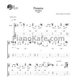Ноты Van Halen - Panama - предпросмотр