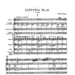 Ноты Йозеф Гайдн - Симфония №41 до мажор (Партитура) - предпросмотр