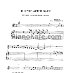 Ноты Ennio Morricone - Thieves after dark - предпросмотр